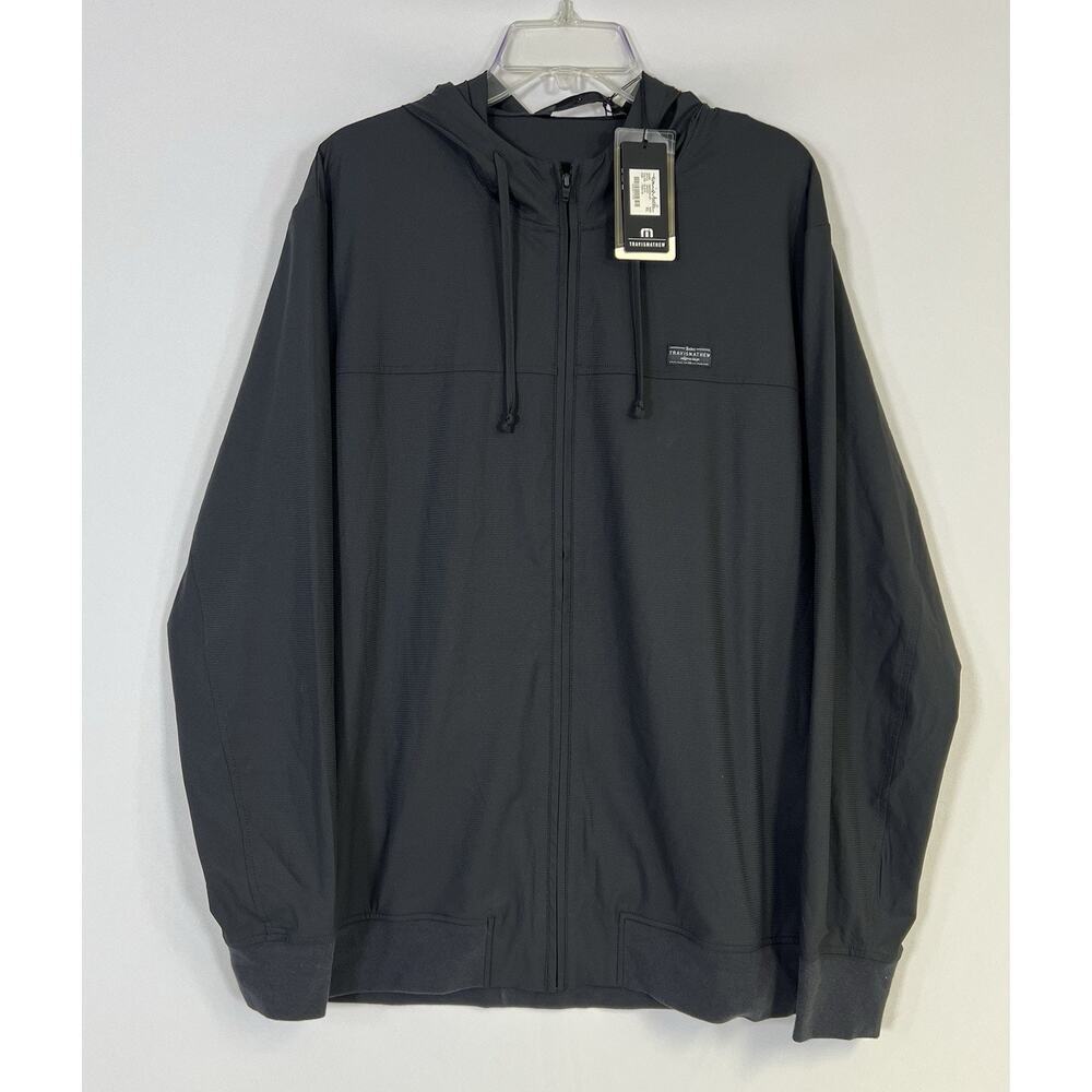 NWT Travis Mathew Heater Series Wanderlust Full Zip Jacket Black Mens XL